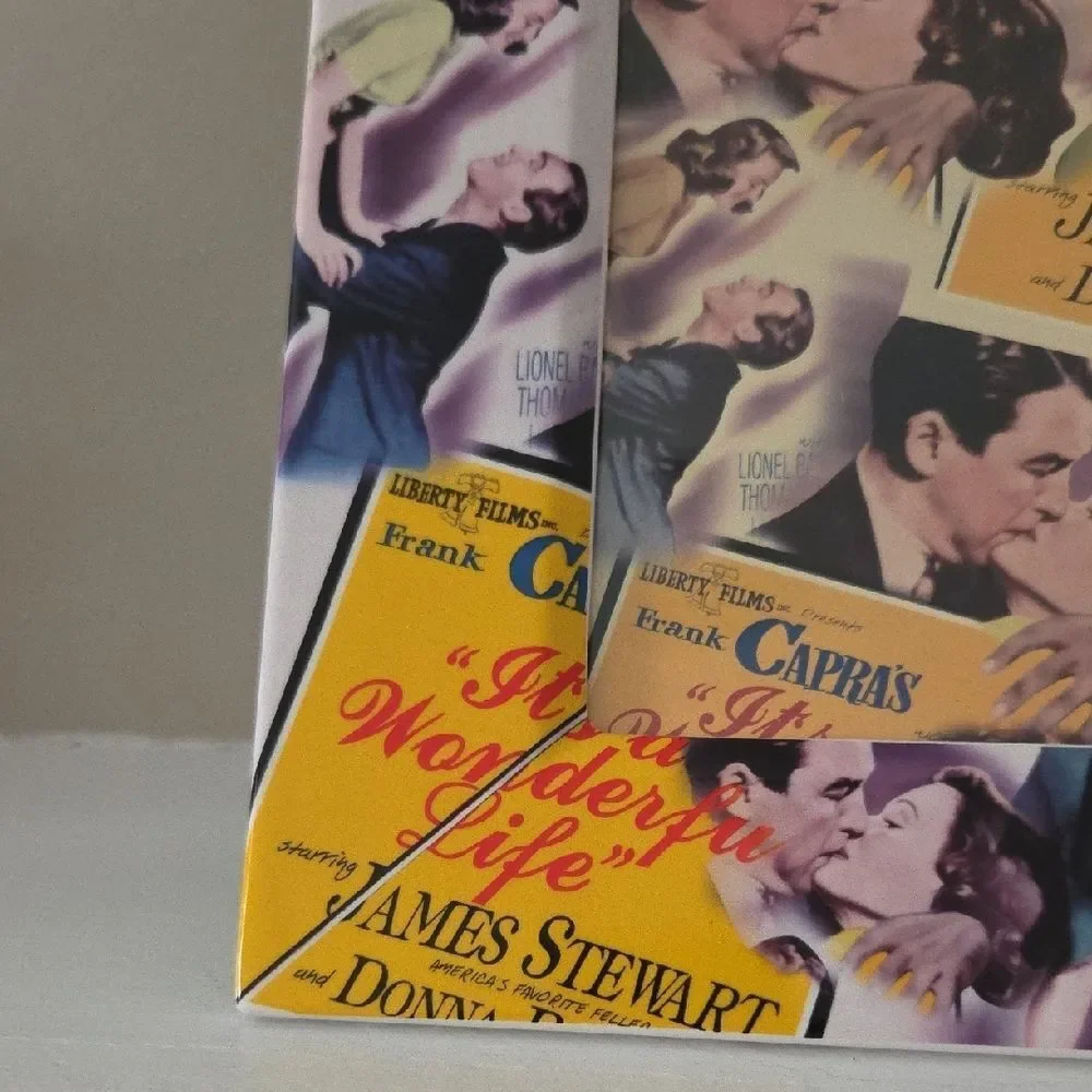Vintage Romance Collage Picture Frame - Yellow & Purple